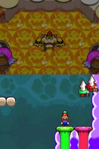 Flab Zone — Mario & Luigi: Bowser’s Inside Story walkthrough screenshot