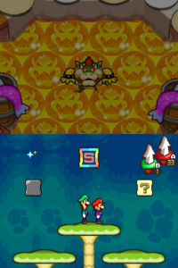 Flab Zone — Mario & Luigi: Bowser’s Inside Story walkthrough screenshot