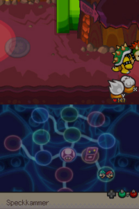 Toad Town Caves and Toad Town — Mario & Luigi: Bowser’s Inside Story walkthrough screenshot