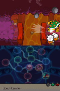 Toad Town Caves and Toad Town — Mario & Luigi: Bowser’s Inside Story walkthrough screenshot