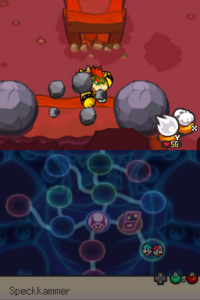 Toad Town Caves and Toad Town — Mario & Luigi: Bowser’s Inside Story walkthrough screenshot