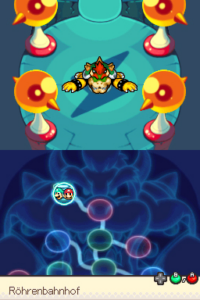 Toad Town Caves and Toad Town — Mario & Luigi: Bowser’s Inside Story walkthrough screenshot
