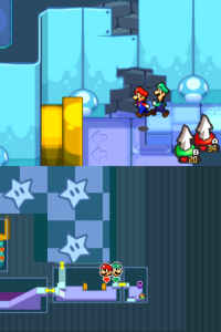 Toad Town Caves and Toad Town — Mario & Luigi: Bowser’s Inside Story walkthrough screenshot