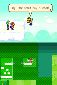 Toad Town Caves and Toad Town — Mario & Luigi: Bowser’s Inside Story walkthrough screenshot