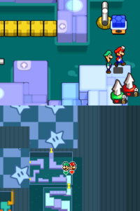 Toad Town Caves and Toad Town — Mario & Luigi: Bowser’s Inside Story walkthrough screenshot
