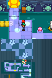 Toad Town Caves and Toad Town — Mario & Luigi: Bowser’s Inside Story walkthrough screenshot