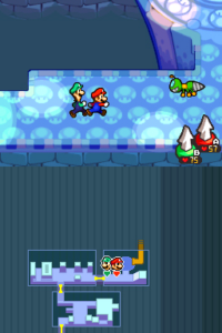 Toad Town Caves and Toad Town — Mario & Luigi: Bowser’s Inside Story walkthrough screenshot