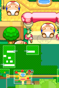 Toad Town Caves and Toad Town — Mario & Luigi: Bowser’s Inside Story walkthrough screenshot