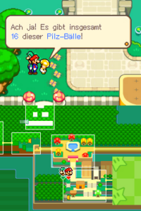 Toad Town Caves and Toad Town — Mario & Luigi: Bowser’s Inside Story walkthrough screenshot