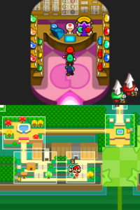 Toad Town Caves and Toad Town — Mario & Luigi: Bowser’s Inside Story walkthrough screenshot