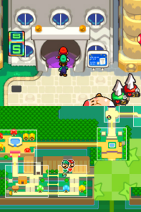 Toad Town Caves and Toad Town — Mario & Luigi: Bowser’s Inside Story walkthrough screenshot