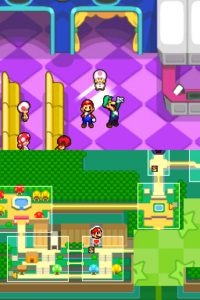 Toad Town Caves and Toad Town — Mario & Luigi: Bowser’s Inside Story walkthrough screenshot