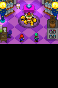 Toad Town Caves and Toad Town — Mario & Luigi: Bowser’s Inside Story walkthrough screenshot