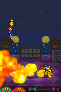 Toad Town Caves and Toad Town — Mario & Luigi: Bowser’s Inside Story walkthrough screenshot