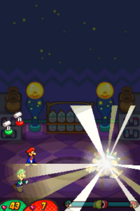 Toad Town Caves and Toad Town — Mario & Luigi: Bowser’s Inside Story walkthrough screenshot
