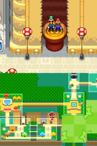 Toad Town Caves and Toad Town — Mario & Luigi: Bowser’s Inside Story walkthrough screenshot