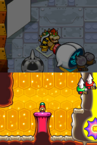 Bowser's Castle — Mario & Luigi: Bowser’s Inside Story walkthrough screenshot