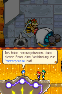 Bowser's Castle — Mario & Luigi: Bowser’s Inside Story walkthrough screenshot