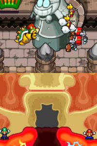 Bowser's Castle — Mario & Luigi: Bowser’s Inside Story walkthrough screenshot
