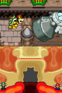 Bowser's Castle — Mario & Luigi: Bowser’s Inside Story walkthrough screenshot