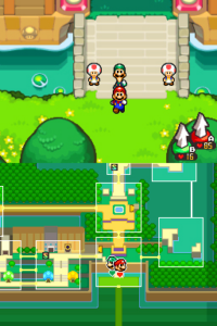 Dimble Wood with Mario and Luigi — Mario & Luigi: Bowser’s Inside Story walkthrough screenshot