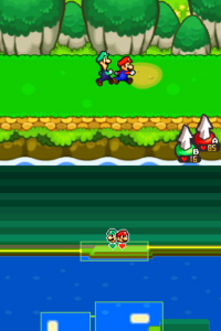 Dimble Wood with Mario and Luigi — Mario & Luigi: Bowser’s Inside Story walkthrough screenshot