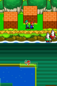Dimble Wood with Mario and Luigi — Mario & Luigi: Bowser’s Inside Story walkthrough screenshot
