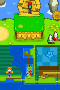 Dimble Wood with Mario and Luigi — Mario & Luigi: Bowser’s Inside Story walkthrough screenshot