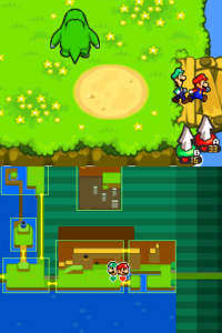 Dimble Wood with Mario and Luigi — Mario & Luigi: Bowser’s Inside Story walkthrough screenshot