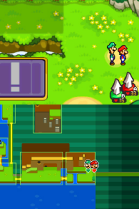 Dimble Wood with Mario and Luigi — Mario & Luigi: Bowser’s Inside Story walkthrough screenshot