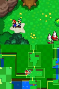 Dimble Wood with Mario and Luigi — Mario & Luigi: Bowser’s Inside Story walkthrough screenshot