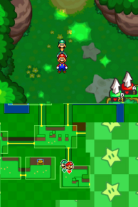 Dimble Wood with Mario and Luigi — Mario & Luigi: Bowser’s Inside Story walkthrough screenshot
