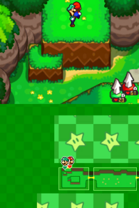 Dimble Wood with Mario and Luigi — Mario & Luigi: Bowser’s Inside Story walkthrough screenshot