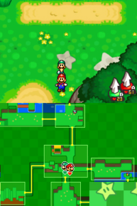 Dimble Wood with Mario and Luigi — Mario & Luigi: Bowser’s Inside Story walkthrough screenshot