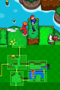 Dimble Wood with Mario and Luigi — Mario & Luigi: Bowser’s Inside Story walkthrough screenshot