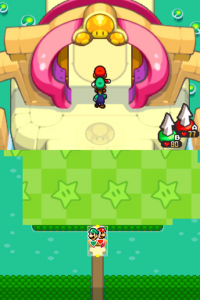 Peach's Castle — Part 1 — Mario & Luigi: Bowser’s Inside Story walkthrough screenshot