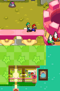 Peach's Castle — Part 1 — Mario & Luigi: Bowser’s Inside Story walkthrough screenshot