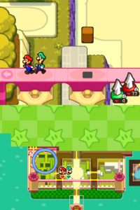 Peach's Castle — Part 1 — Mario & Luigi: Bowser’s Inside Story walkthrough screenshot