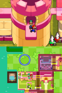 Peach's Castle — Part 1 — Mario & Luigi: Bowser’s Inside Story walkthrough screenshot