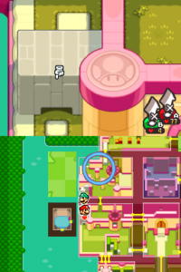 Peach's Castle — Part 1 — Mario & Luigi: Bowser’s Inside Story walkthrough screenshot