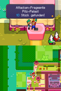 Peach's Castle — Part 1 — Mario & Luigi: Bowser’s Inside Story walkthrough screenshot