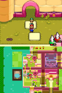 Peach's Castle — Part 1 — Mario & Luigi: Bowser’s Inside Story walkthrough screenshot