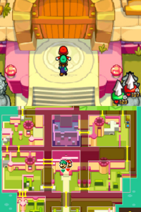 Peach's Castle — Part 1 — Mario & Luigi: Bowser’s Inside Story walkthrough screenshot