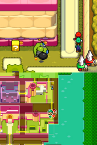 Peach's Castle — Part 1 — Mario & Luigi: Bowser’s Inside Story walkthrough screenshot