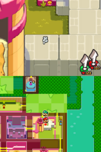 Peach's Castle — Part 1 — Mario & Luigi: Bowser’s Inside Story walkthrough screenshot