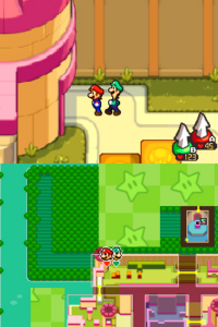 Peach's Castle — Part 1 — Mario & Luigi: Bowser’s Inside Story walkthrough screenshot