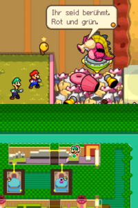 Peach's Castle — Part 1 — Mario & Luigi: Bowser’s Inside Story walkthrough screenshot