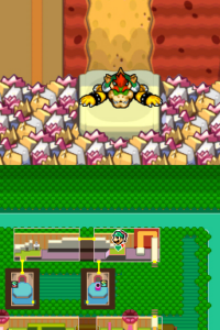 Peach's Castle — Part 1 — Mario & Luigi: Bowser’s Inside Story walkthrough screenshot