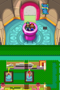 Peach's Castle — Part 1 — Mario & Luigi: Bowser’s Inside Story walkthrough screenshot