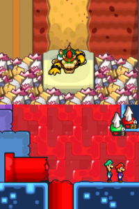 Peach's Castle — Part 1 — Mario & Luigi: Bowser’s Inside Story walkthrough screenshot